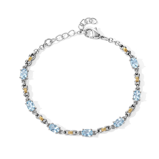 EVER TRUE Rauchquarz Armband ca. 16.5 cm Nickelfreies Messing ca. 3,47 ct.