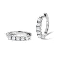 EVER TRUE Weißer Diamant Ohrringe Nickelfreies Messing ca. 0,05 ct.
