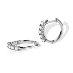 EVER TRUE Weißer Diamant Ohrringe Nickelfreies Messing ca. 0,05 ct.