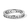 EVER TRUE Weißer Diamant Ring Nickelfreies Messing (Größe 17.00) ca. 0,03 ct