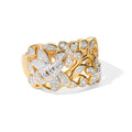 EVER TRUE Weißer Diamant Ring Nickelfreies Messing (Größe 21.00)