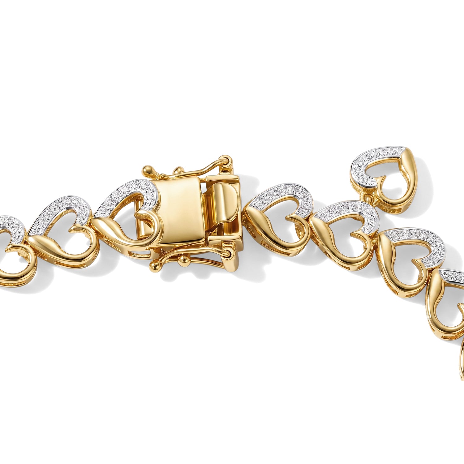 EVER TRUE Weißer Diamant Armband ca. 19 cm Nickelfreies Messing