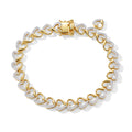 EVER TRUE Weißer Diamant Armband ca. 19 cm Nickelfreies Messing