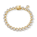 EVER TRUE Weißer Diamant Armband ca. 19 cm Nickelfreies Messing