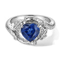 GP - AA Kyanit, Kanchanaburi Blauer Saphir Ring 925 Silber Rhodiniert (Größe 17.00) ca. 2,41 ct