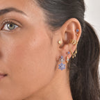 D'Joy Tansanit Ohrringe, 925 Silber rhodiniert - 2,28 ct.