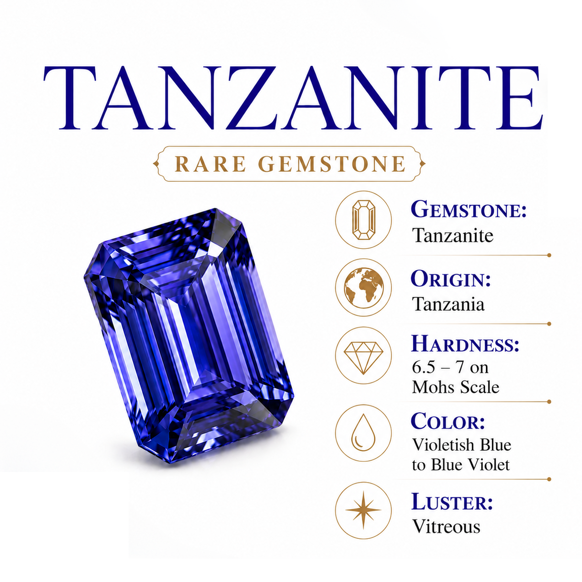D'Joy Tansanit Ohrringe, 925 Silber rhodiniert - 2,28 ct.