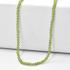 EVER TRUE Peridot Halskette ca. 45 cm 316L Edelstahl ca. 38.00 ct