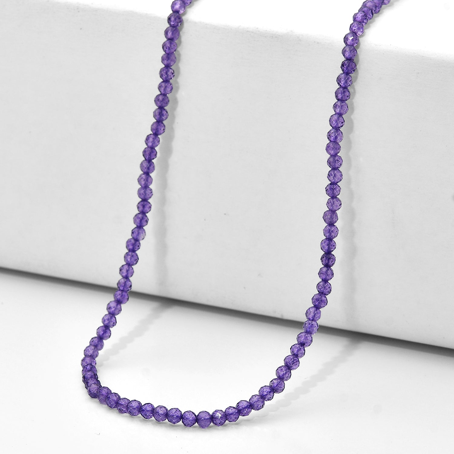 EVER TRUE Amethyst Halskette ca. 45 cm 316L Edelstahl ca. 25.00 ct
