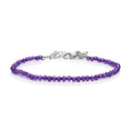EVER TRUE Amethyst Armband ca. 19 cm 316L Edelstahl ca. 10.50 ct