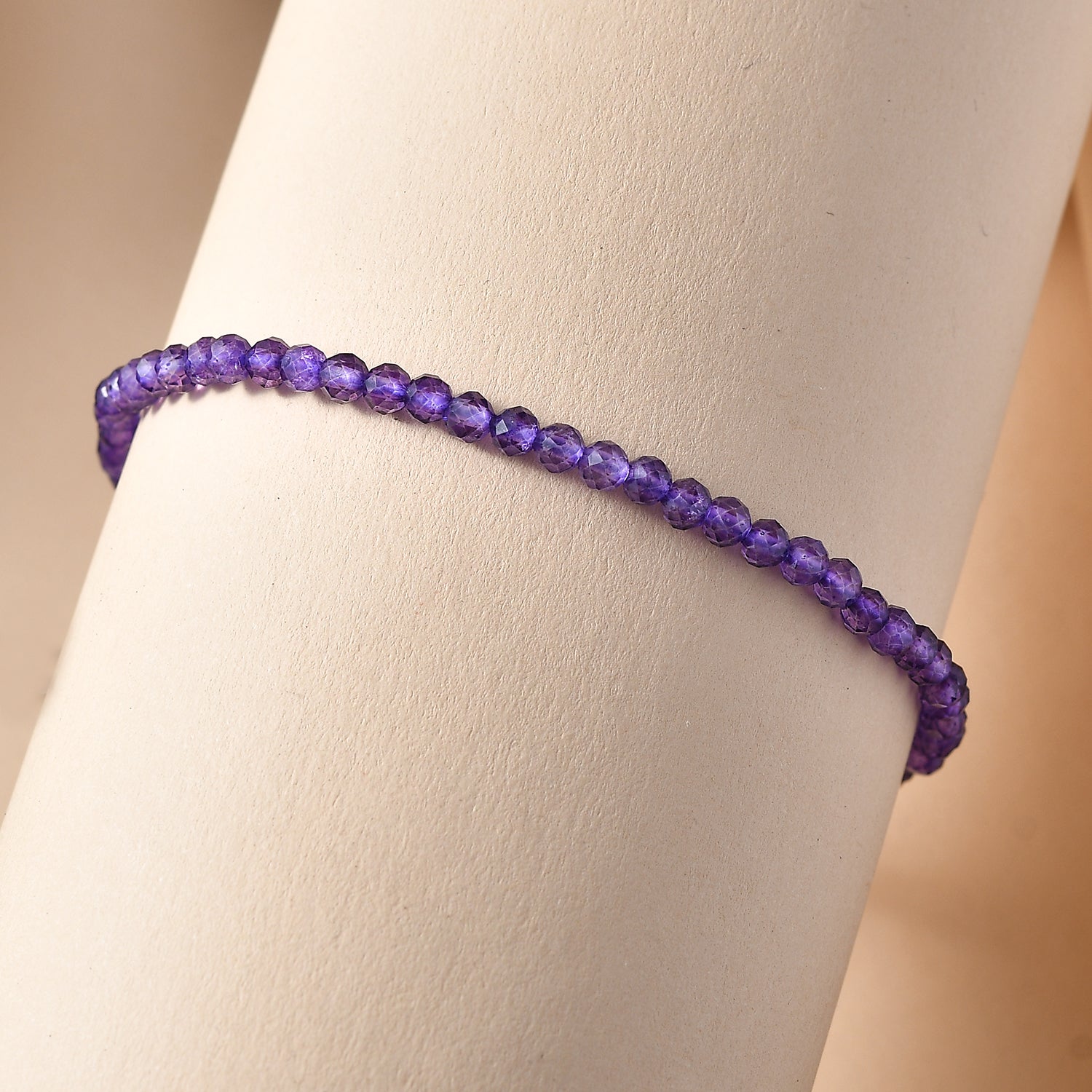 EVER TRUE Amethyst Armband ca. 19 cm 316L Edelstahl ca. 10.50 ct