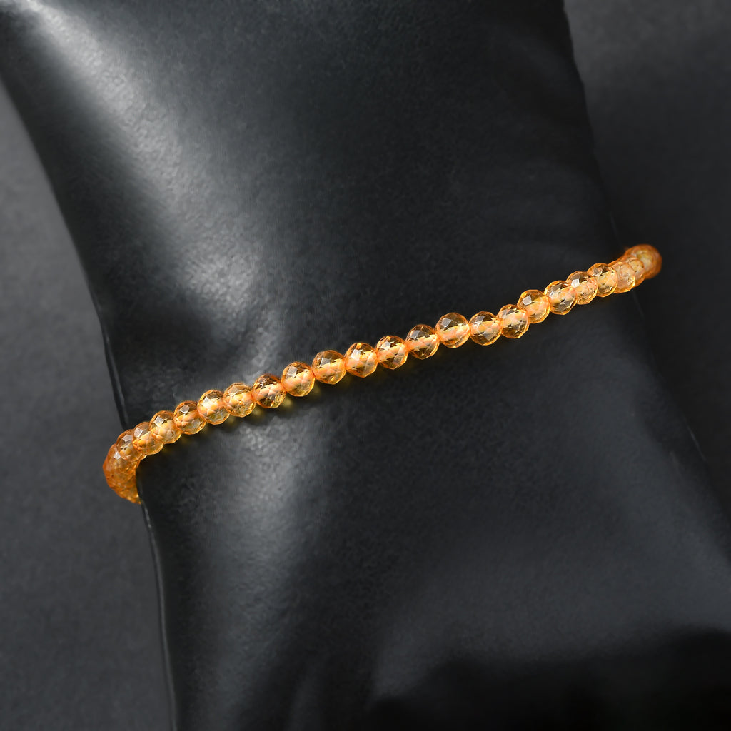 EVER TRUE Citrin Armband ca. 19 cm 316L Edelstahl ca. 14.50 ct