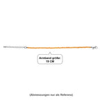 EVER TRUE Citrin Armband ca. 19 cm 316L Edelstahl ca. 14.50 ct