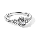 EVER TRUE Lab Grown Diamant SI-GH Ring Nickelfreies Messing (Größe 16.00) ca. 0,05 ct