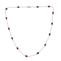 D'Joy afrikanische Rubin 50cm Halskette - 9,41 ct.
