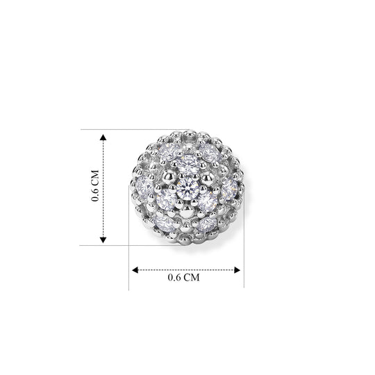 EVER TRUE Natürlicher Champagner Diamant Ohrringe Nickelfreies Messing