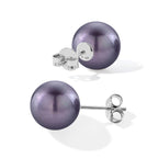D'Joy Lila Edison Perle (10-11 mm) Ohrringe 925 Silber Rhodiniert