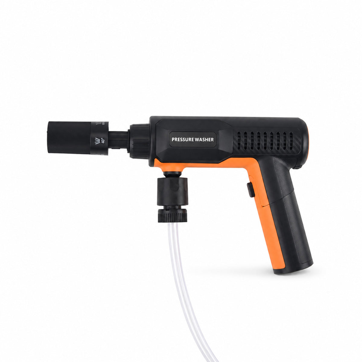 cordless washer Model No.:P268 Usage:Suitable for washing the surface of automobiles. Rated voltage:11.1V Rated input:5V 2A Moter type:DC bushed motor Battery type:Lithium battery Cell Spec:18650*3 Rate of flow:Gear high:180L/h Gear low:120L/h Nozzle typ
