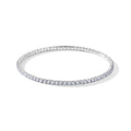 D'Joy Moissanit Armband (10-15 Werktage Lieferzeit) ca. 19 cm 925 Silber Rhodiniert (10-15 Werktage Lieferzeit) ca. 4.80 ct