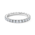D'Joy Moissanit Ring 925 Silber Rhodiniert (Größe 17.00) ca. 3,60 ct