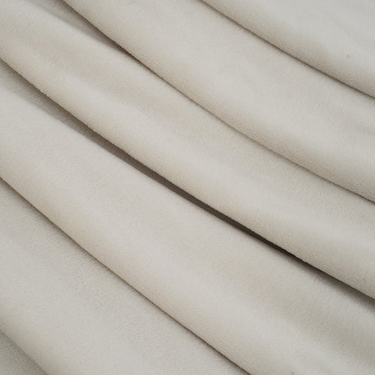 LIVMORE unifarbene Kuscheldecke, 150 x 200 cm, Beige