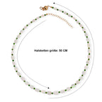 D'Joy AAA Natürlicher, äthiopischer Welo Opal, Natürlicher Chromdiopsid Halskette ca. 45 cm 925 Silber 750 Gelbgold vermeil ca. 44.00 ct