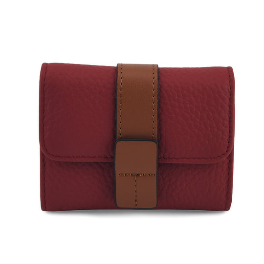 Echtleder-Kartenetui, RFID-Schutz und 12 Kartenfächer, 10 x 8 x 2 cm, Grau