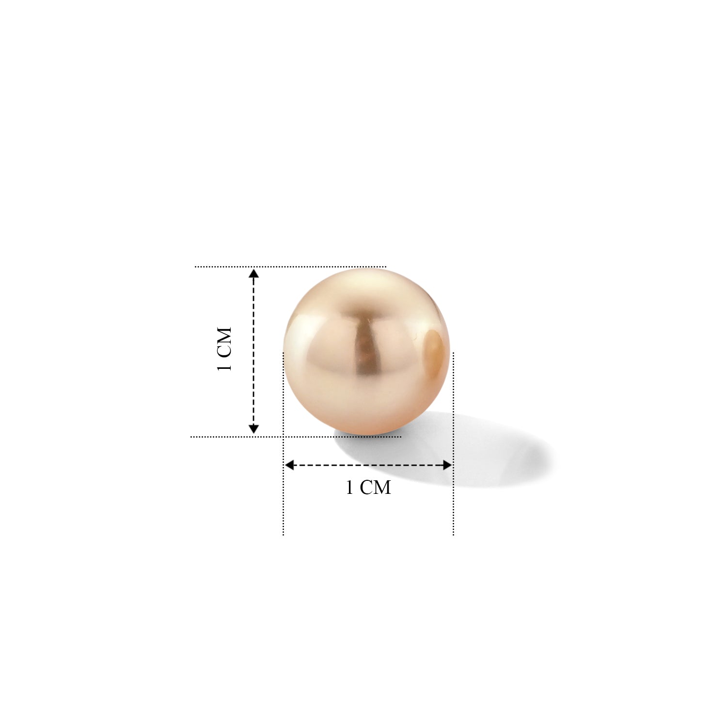 EXTREM SELTEN - AAAA Goldene Südsee Perle (11-12 mm) Ohrringe 750 Gold