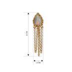 D'Joy AA Natürlicher, äthiopischer Welo Opal Ohrringe 925 Silber 750 Vergoldet ca. 1,82 ct.