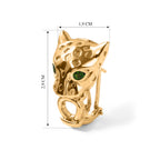 EVER TRUE Natürlicher Chromdiopsid Ohrringe Nickelfreies Messing ca. 0,76 ct.