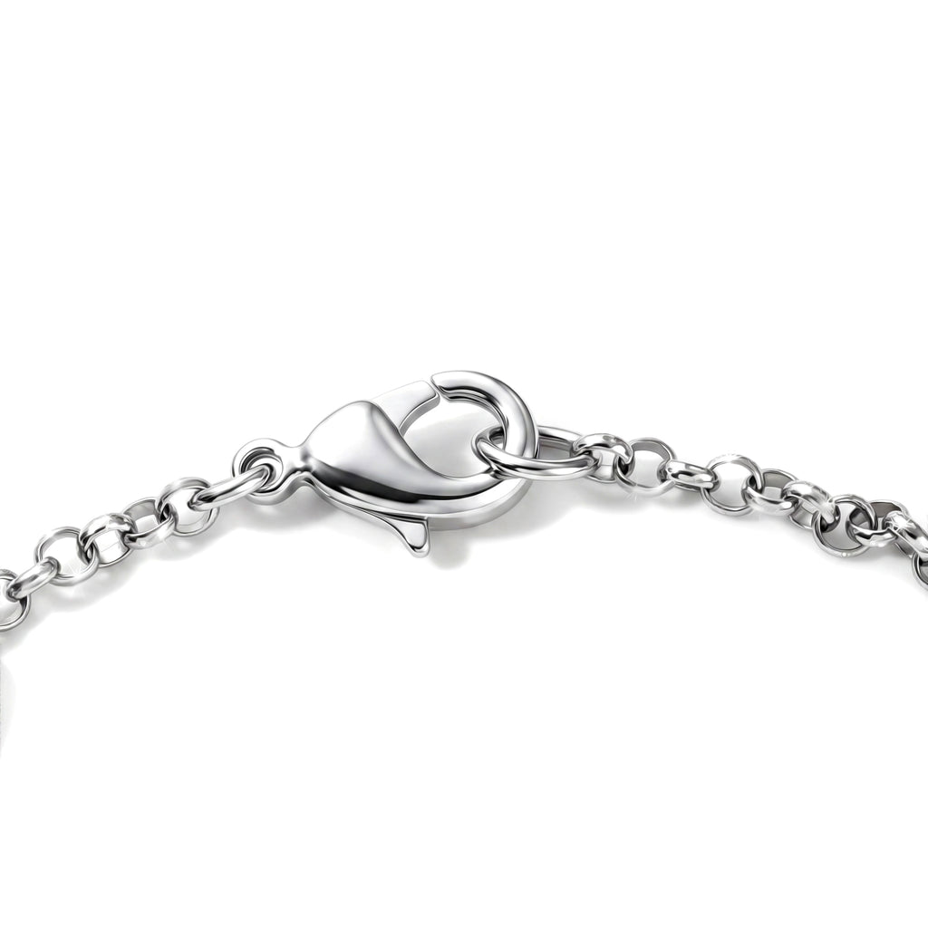 EVER TRUE Regenbogen Mondstein Armband ca. 19 cm 950 Kupfer ca. 9,75 ct.