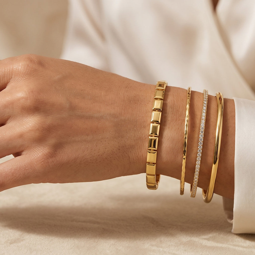EVER TRUE Reine Bronze 750 Vergoldet Armband ca. 19 cm ca. 12,46g