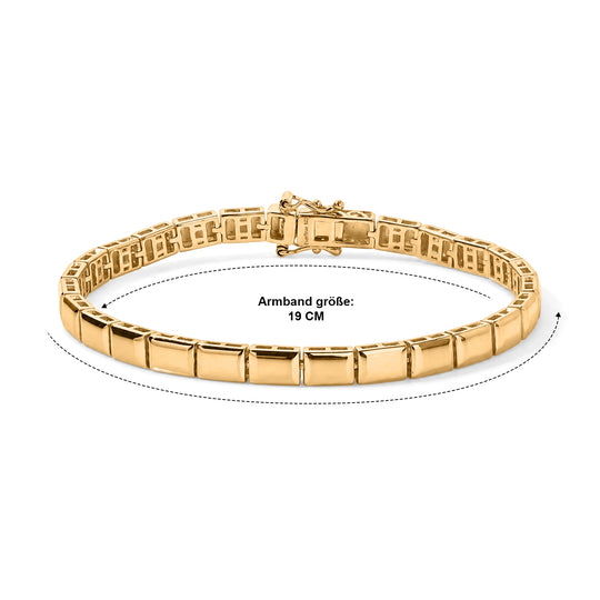 EVER TRUE Reine Bronze 750 Vergoldet Armband ca. 19 cm ca. 12,46g