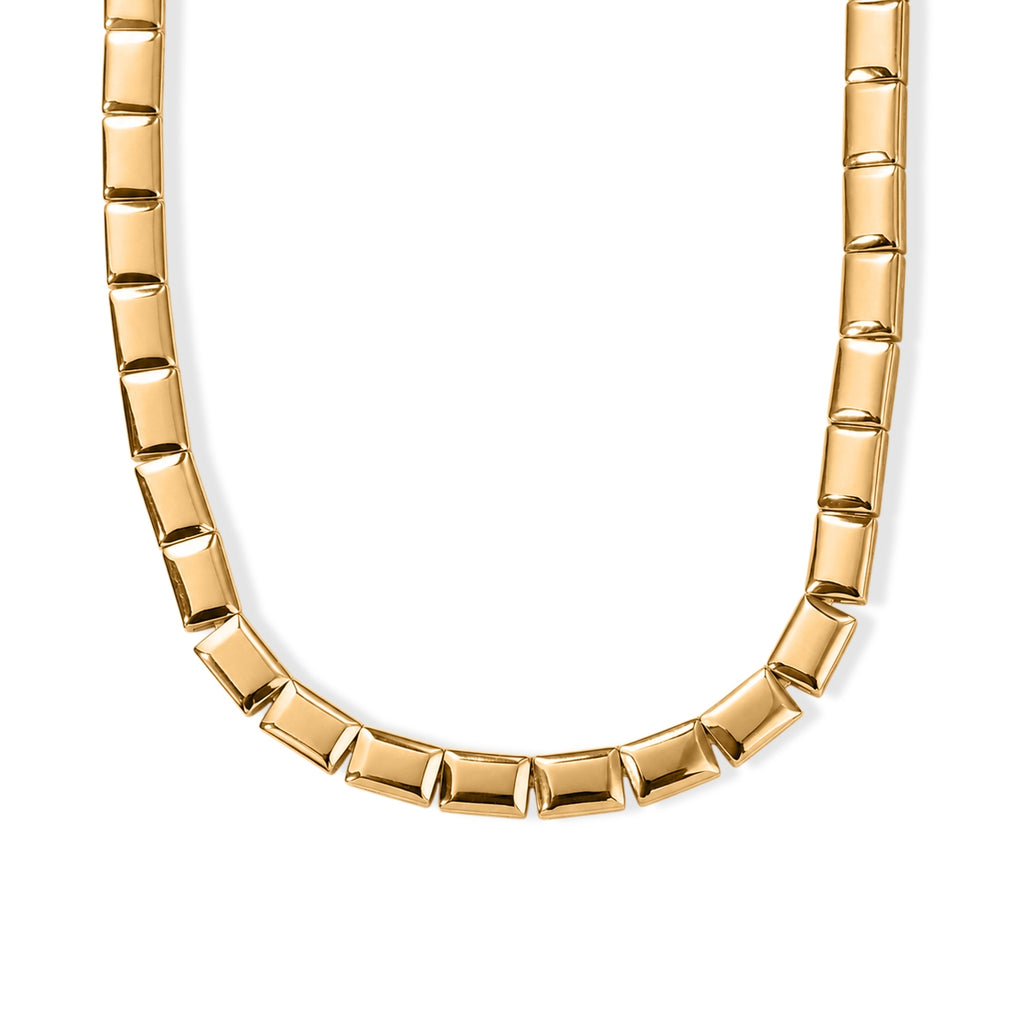 EVER TRUE Reine Bronze 750 Vergoldet Halskette ca. 50 cm ca. 28,24g