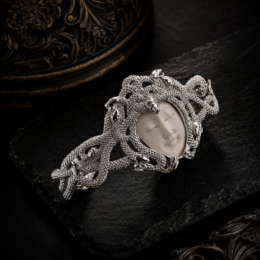 D'Joy Ox Bone Armreif ca. 19 cm 925 Silber ca. 0,01 ct.