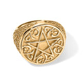 EVER TRUE Reine Bronze 750 VergoldetRing (Größe 19.00) ca. 11,28g
