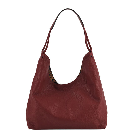 LA MAREY, Kunstleder-Shopper, 37 x 13 x 35 cm, Schwarz