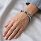 Mehrfarbige Muschelperlen Armband Flexibles cm