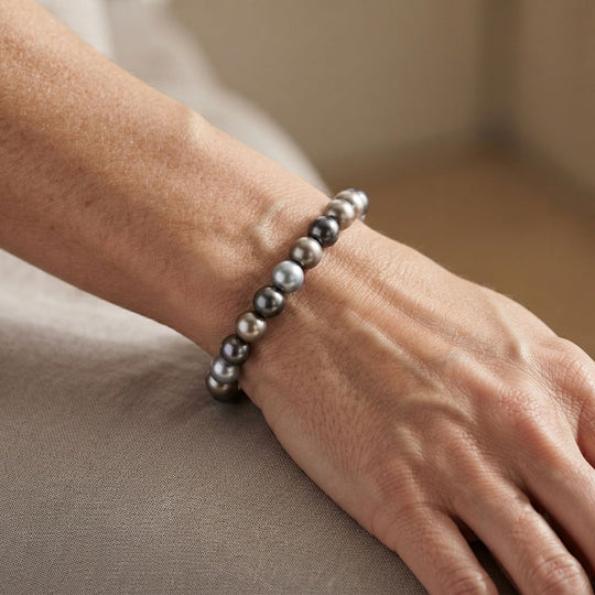 Flexibles Multi Muschelkernperlen Armband