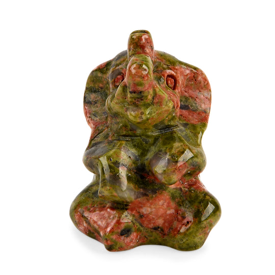 Elephant-Unakite-3*4cm Material: Semi precious stone
