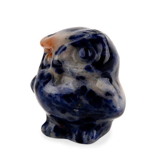 Owl-Rose Quartz-3.5*4cm Material: Semi precious stone