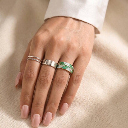 EVER TRUE Reine Bronze Ring (Größe 18.00) ca. 7,25g