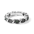EVER TRUE Grüner Diamant Ring Nickelfreies Messing (Größe 16.00) ca. 0,05 ct