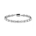 D'Joy Moissanit Armband ca. 18 cm 925 Silber Rhodiniert ca. 10,51 ct.