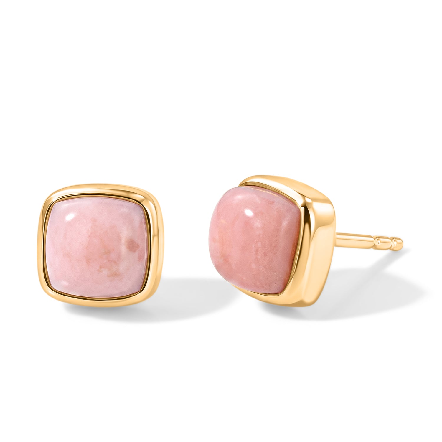 EVER TRUE AA Peruanischer rosa Opal Ohrringe Reine Bronze ca. 2,20 ct.
