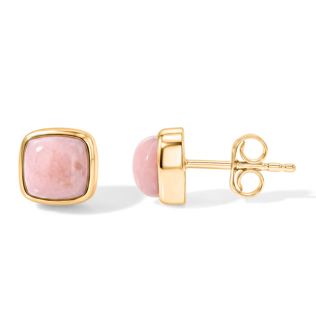 EVER TRUE AA Peruanischer rosa Opal Ohrringe Reine Bronze ca. 2,20 ct.