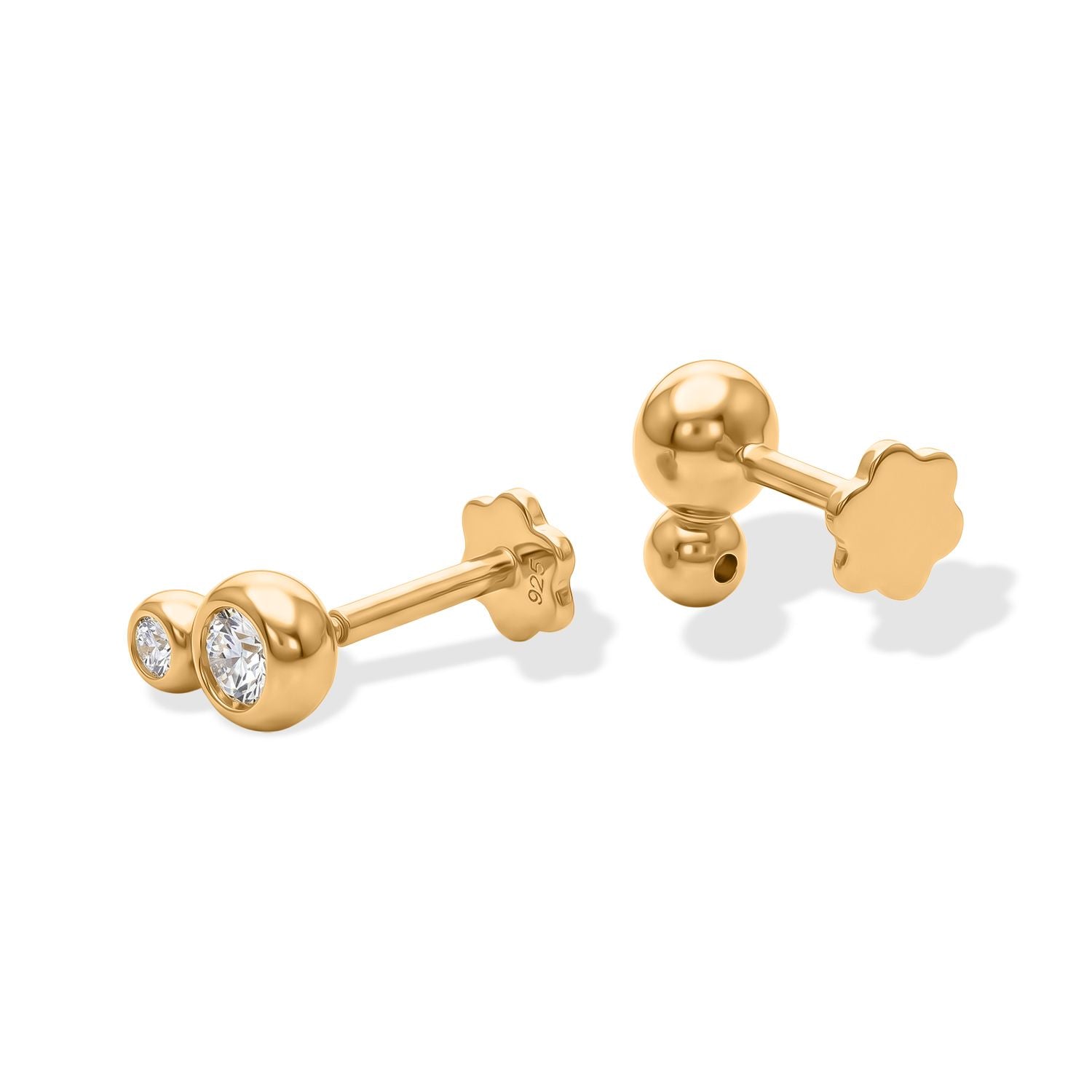 750 Gelbgold vermeil