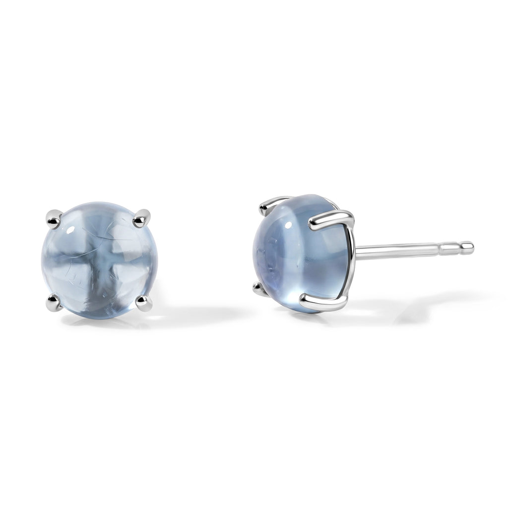 D'Joy Milchiger Aquamarin Ohrringe 925 Silber Rhodiniert ca. 3,00 ct.