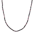 Mehrfarbig-Turmalin Halskette ca. 45 cm 316L Edelstahl ca. 35.00 ct