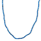 Neon Apatit Halskette ca. 45 cm 316L Edelstahl ca. 40,00 ct.